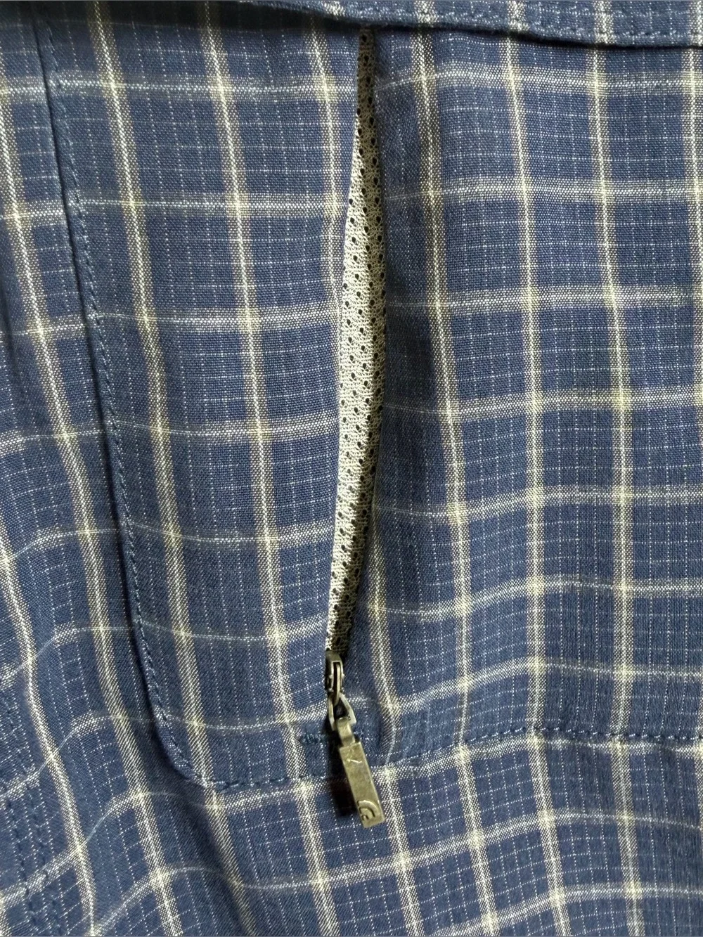 The North Face Men’s Sz M Vintage Y2K Plaid Modal Hiking Travel Shirt Gorpcore